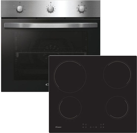 Candy Over Counter Oven 65lt with Ceramic Hobs W59.5cm.