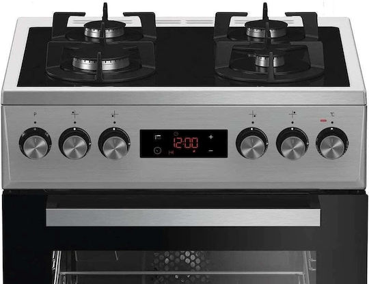 Beko Aragaz 60lt cu Plite pe Gaz Lichefiat L50cm. Inox
