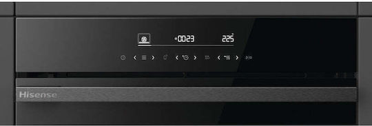 Hisense Φούρνος άνω Πάγκου 77lt Π59.5εκ. Μαύρος