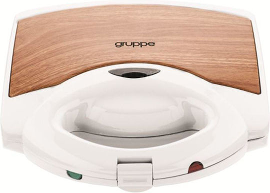 Gruppe Txs886c Sandwich Maker with Removable Plates for 2 Sandwiches 750W White