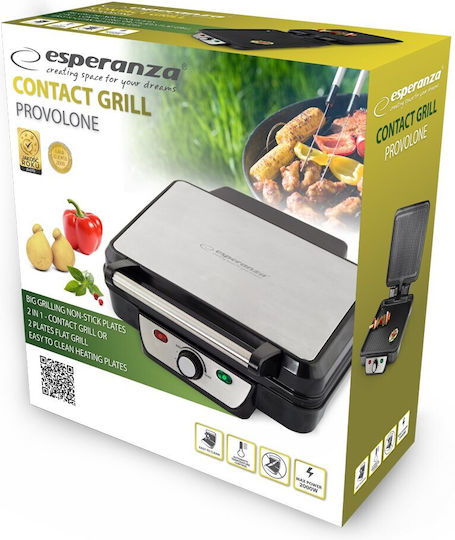 Esperanza Sandwich Maker Grill 2000W Inox