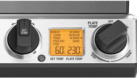 Sage The Smart Grill Pro Sandwichmaker Grill 2400W Inox