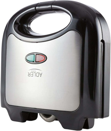 Adler Τοστιέρα για 2 Τοστ 750W Inox