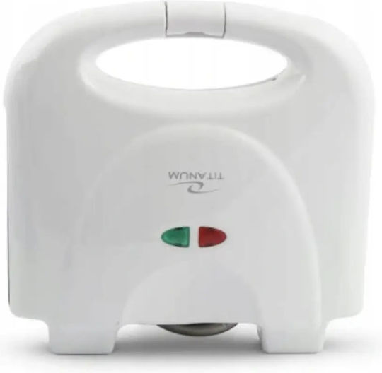 Esperanza Titanum Mozzarella Τοστιέρα για 2 Τοστ 750W Λευκή