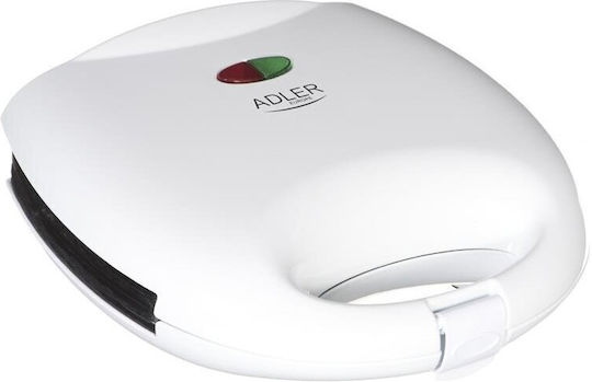 Adler Τοστιέρα για 2 Τοστ 700W Λευκή