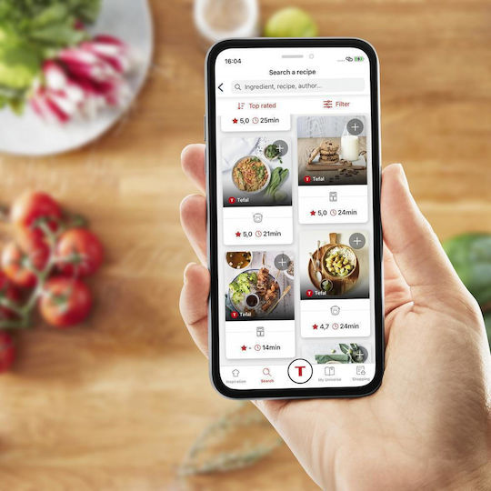 Tefal Easy Fry Еър Фрайър 7.5лт Черен