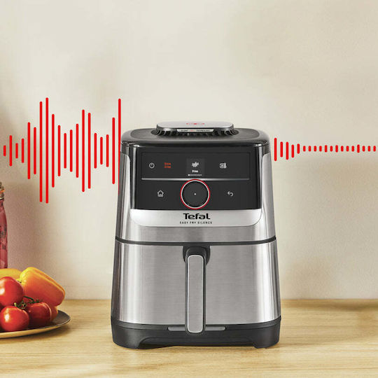 Tefal Easy Fry Silence Еър Фрайър 5л Сребърен