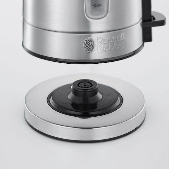 Russell Hobbs Compact Βραστήρας 800ml 2400W Ασημί