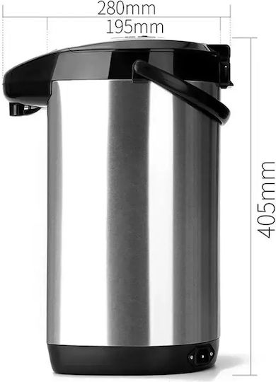 Raf Βραστήρας 6.8lt 800W Ασημί