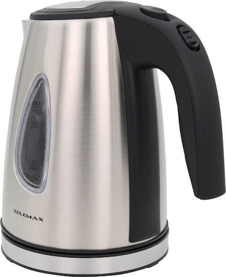 Telemax Kettle 1L 1500W Silver