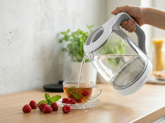 Esperanza Електрически Кана 1.7л 1500W Бяла
