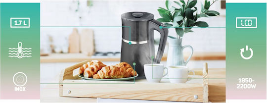 Heinner Βραστήρας 1.7lt 2200W Μαύρος