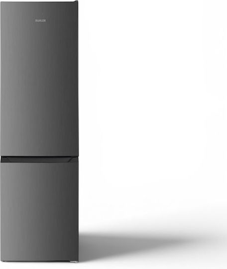 Muhler Ψυγειοκαταψύκτης 262lt Υ180xΠ55xΒ56εκ. Inox SC180IE