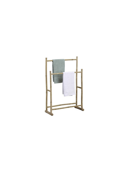 Atmosphera Double Wall-Mounted Bathroom Freestanding Towel Rack ​68x100cm Silver