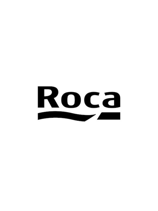 Roca Single Wall-Mounted Bathroom Rail ​45x45cm Black