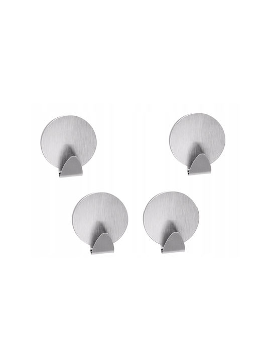 Verk Group Badezimmerhaken Mono mit Schrauben 4x3.5cm Inox Graue