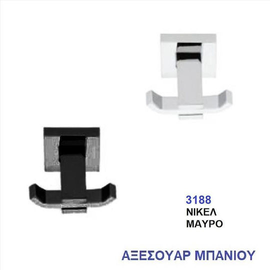 Import Hellas 3188 Haken Badezimmer Doppelt Schrauben
