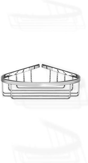 Sanco Shower Baskets A3-008 Metallic Sponge Holder Wall Mounted Silver