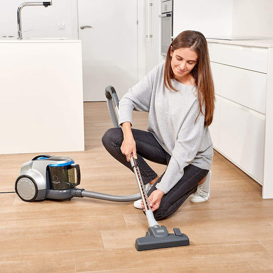 Black & Decker BXVML700E Staubsauger 700W Beutellos 2Es Gray