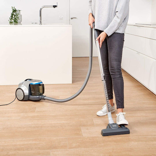 Black & Decker BXVML700E Staubsauger 700W Beutellos 2Es Gray