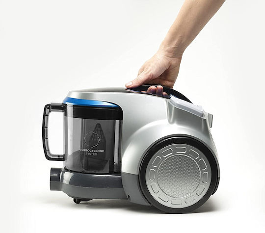 Black & Decker BXVML700E Staubsauger 700W Beutellos 2Es Gray