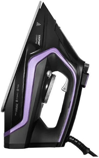 Zelmer Steam Iron 2600W with Ceramic Plate and Continuous Steam Supply 35g/min