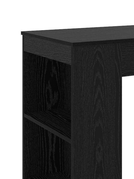 Bar Table Wooden Black Oak 95x47x103.5 cm