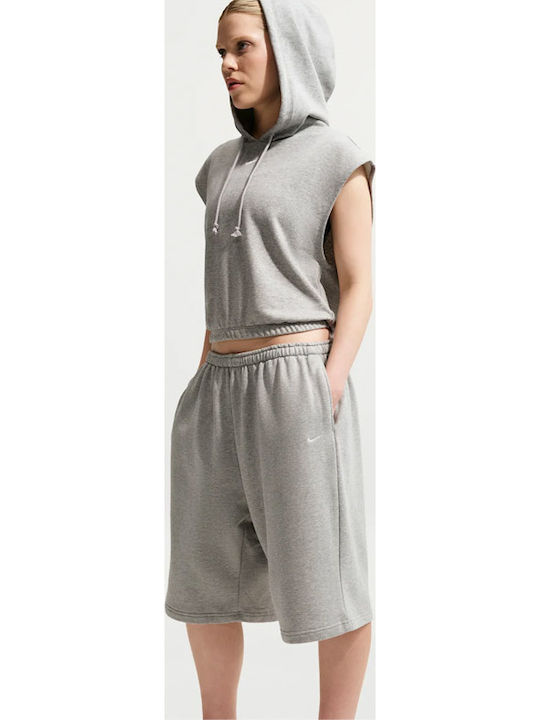 Damen-Shorts - Bermudas Terry Grau
