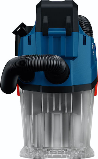 Bosch Pro Επαναφορτιζόμενη Σκούπα Υγρών / Στερεών Χωρίς Φορτιστή και Μπαταρία με Πλαστικό Κάδο 6lt