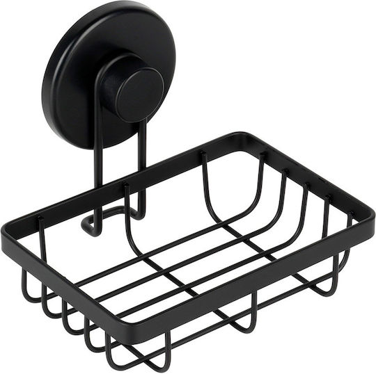 An der Wand montiert Badezimmerregal Metallisch 13.4x11.5x11.5cm Schwarz