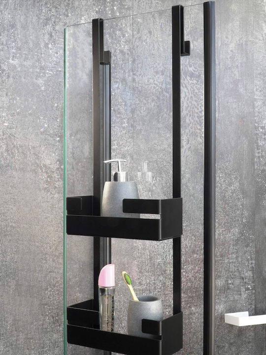 Deante Επιτοίχια Ραφιέρα Μπάνιου Γυάλινη 10x25x76cm