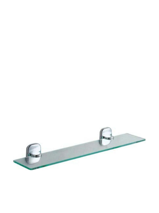 Inter Ceramic Επιτοίχια Ραφιέρα Μπάνιου Γυάλινη