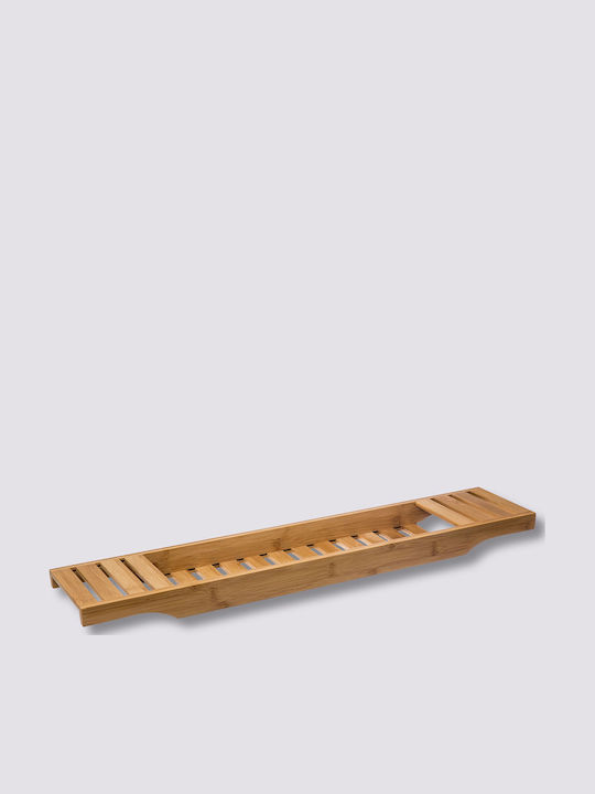 Atmosphera Ραφιέρα Μπανιέρας Bamboo 70x15x4.5cm Καφέ