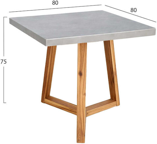 Τραπεζαρίας 80x80x75εκ. Τραπεζαρίας 80x80x75εκ.