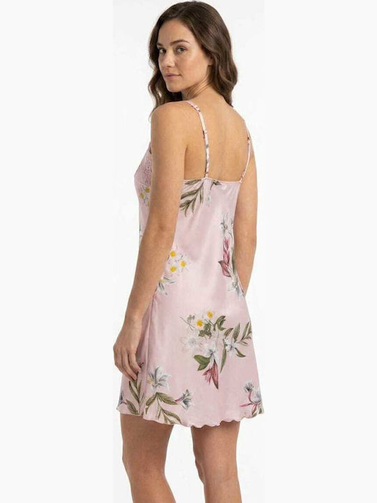 Cootaiya Καλοκαιρινό Γυναικείο Νυχτικό Ροζ
