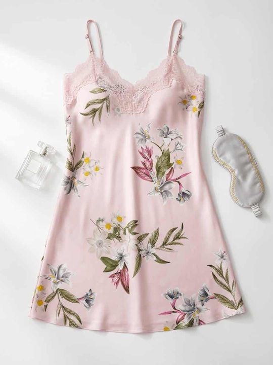 Cootaiya Summer Women's Pink Nightgown