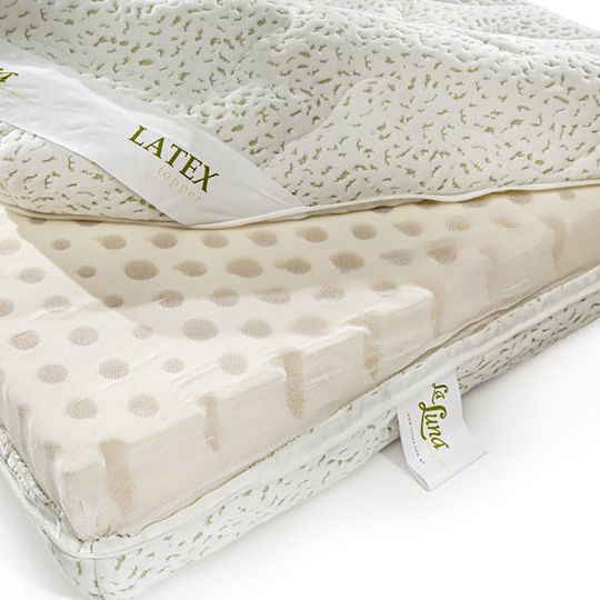 La Luna Ανατομικό Στρώμα Κούνιας με Latex 60cmx120cmx12cm