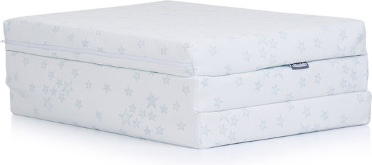 Chipolino Матрак Игрално Площадче Stars Бял - Син 60x120+6см