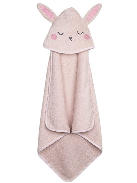 Nima Baby Hooded Towel Bathrobe Ballet Bunny Ballet Bunny 75x75cm