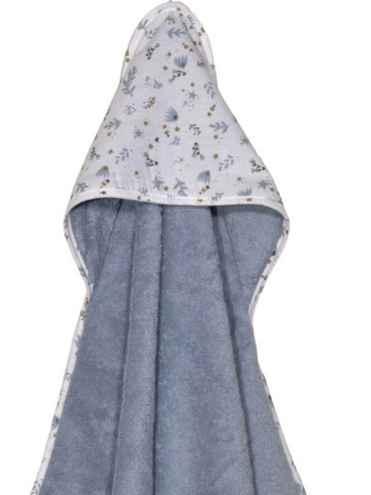 Baby Oliver Baby Bath Towel Hooded 75x75cm