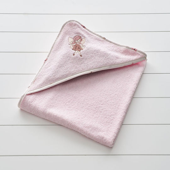 Vesta Home Детски Худи-Малък Халат Fairy Розов 75x75см