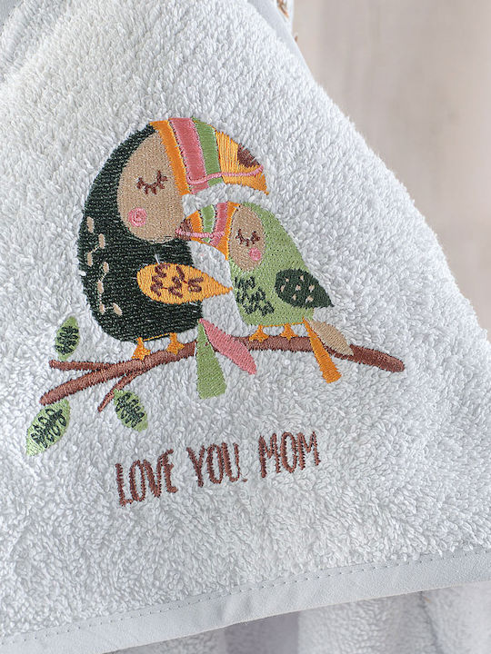 Rythmos Baby Hooded Towel Tucan Multicolour 75x75cm