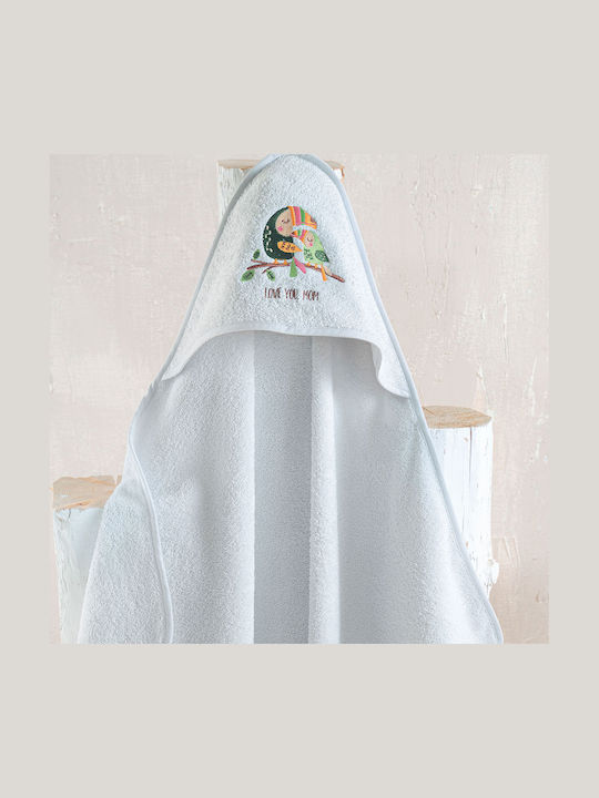 Rythmos Baby Hooded Towel Tucan Multicolour 75x75cm