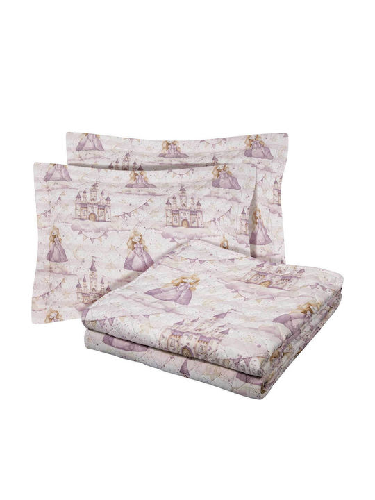 Greenwich Polo Club Βρεφική Κάπα-Μπουρνούζι με Κουκούλα Baby Essential Pink 80x80εκ.