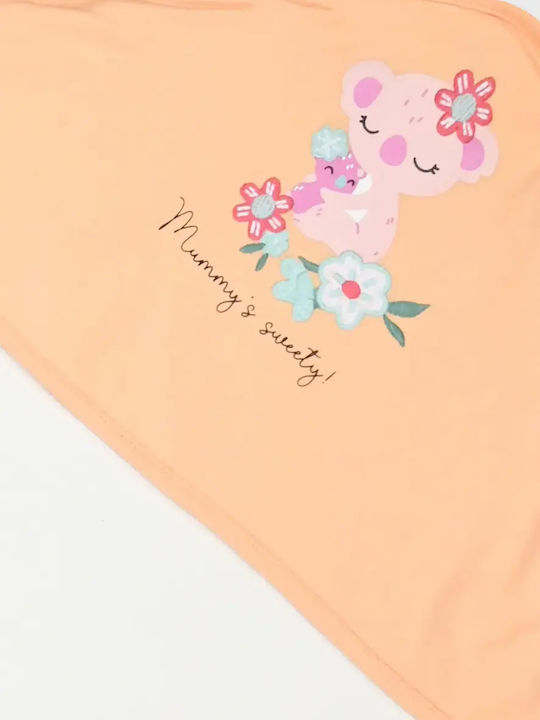 Energiers Baby Hooded Bath Towel 90x90cm