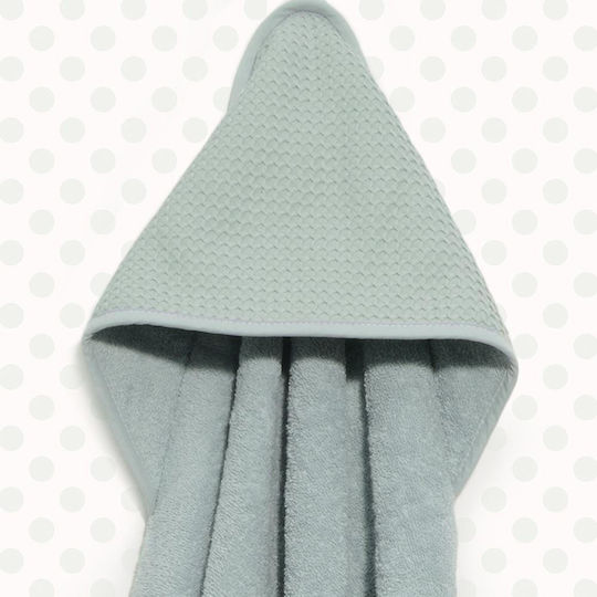 Baby Oliver Βρεφική Κάπα-Μπουρνούζι με Κουκούλα 75x75εκ.