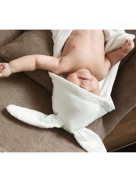 Minene Hooded Baby Bath Towel Cat Pink