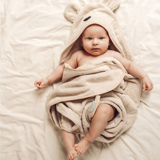 Baby-Badetuch mit Kapuzen 85x90cm