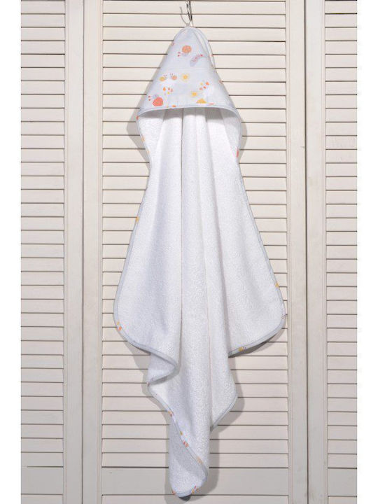 Baby Oliver Βρεφική Κάπα-Μπουρνούζι με Κουκούλα 75x75εκ. Baby Oliver Βρεφική Κάπα-Μπουρνούζι με Κουκούλα 75x75εκ.