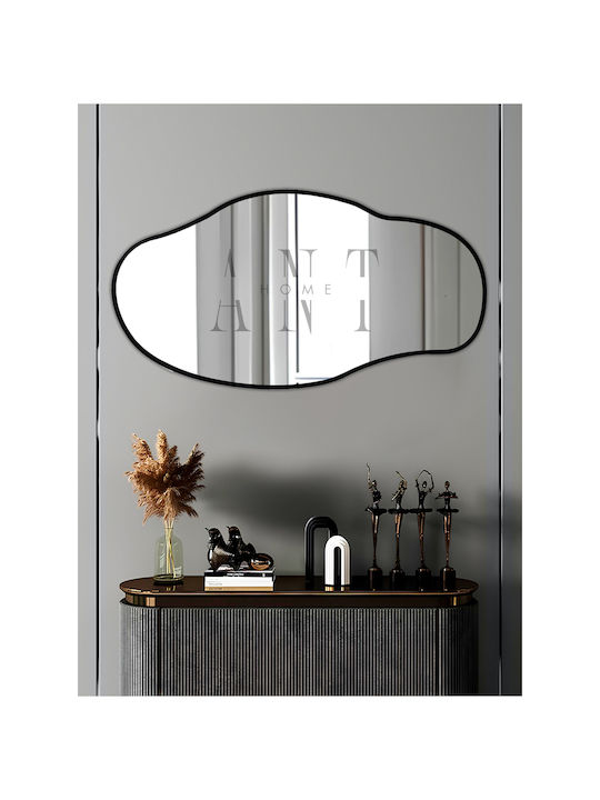 SteweHome Wandspiegel Asymmetrisch Mit Rahmen 75x40cm